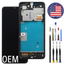 OEM LCD Display Touch Screen Digitizer Assembly Frame Replace For TCL 40 XE 40 X