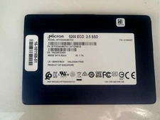 Micron 5200 ECO SSD 480GB SATA 6G 2.5' Model: MTFDDAK480TDC
