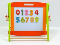 Tischtafel Holz Whiteboard Mit Magnet-Zahlen Maltafel Kreidetafel Kindertafel