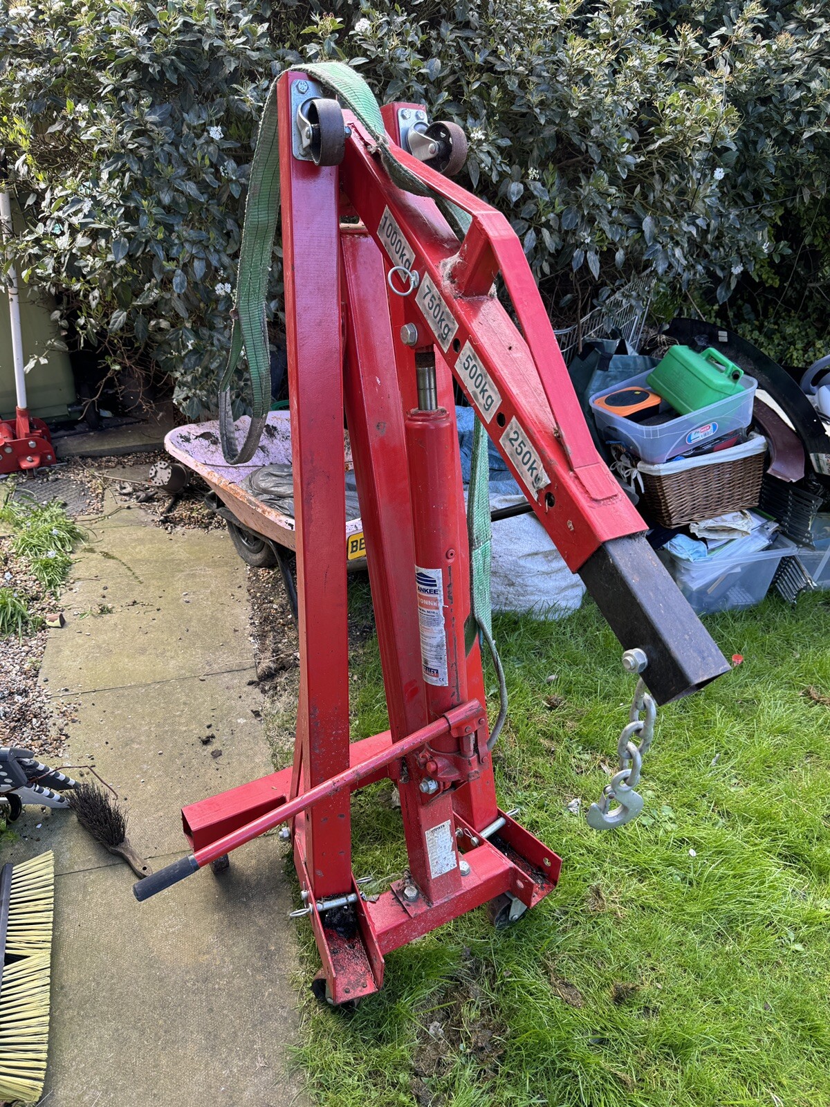 Sealey SC10 Folding Crane Engine Hoist Engine Crane 5024209483957 eBay