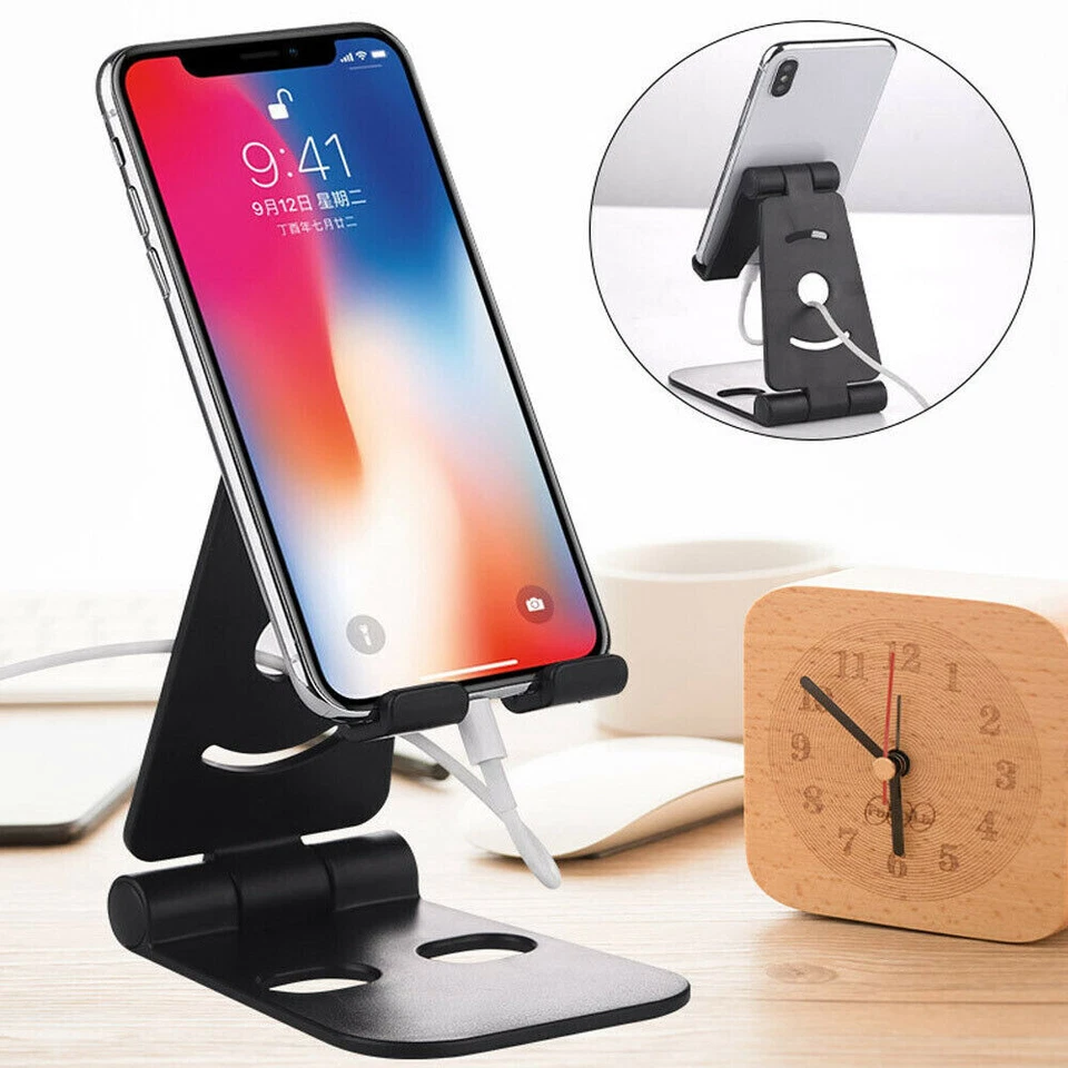 Soporte de escritorio ajustable para teléfono tableta soporte de escritorio soporte de montaje para iPhone iPad Foto 4 de 4