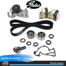 ⭐Gates Timing Belt Kit Hydraulic Tensioner Water Pump for 99-10 Hyundai Kia 2.7L