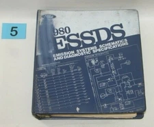 1980 Ford Emission System Schematics and Diagnostic Specifications Manual #5