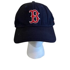 Boston Red Sox MLB Logo Adjustable Navy Blue New Era Flex Fit Cap M/L