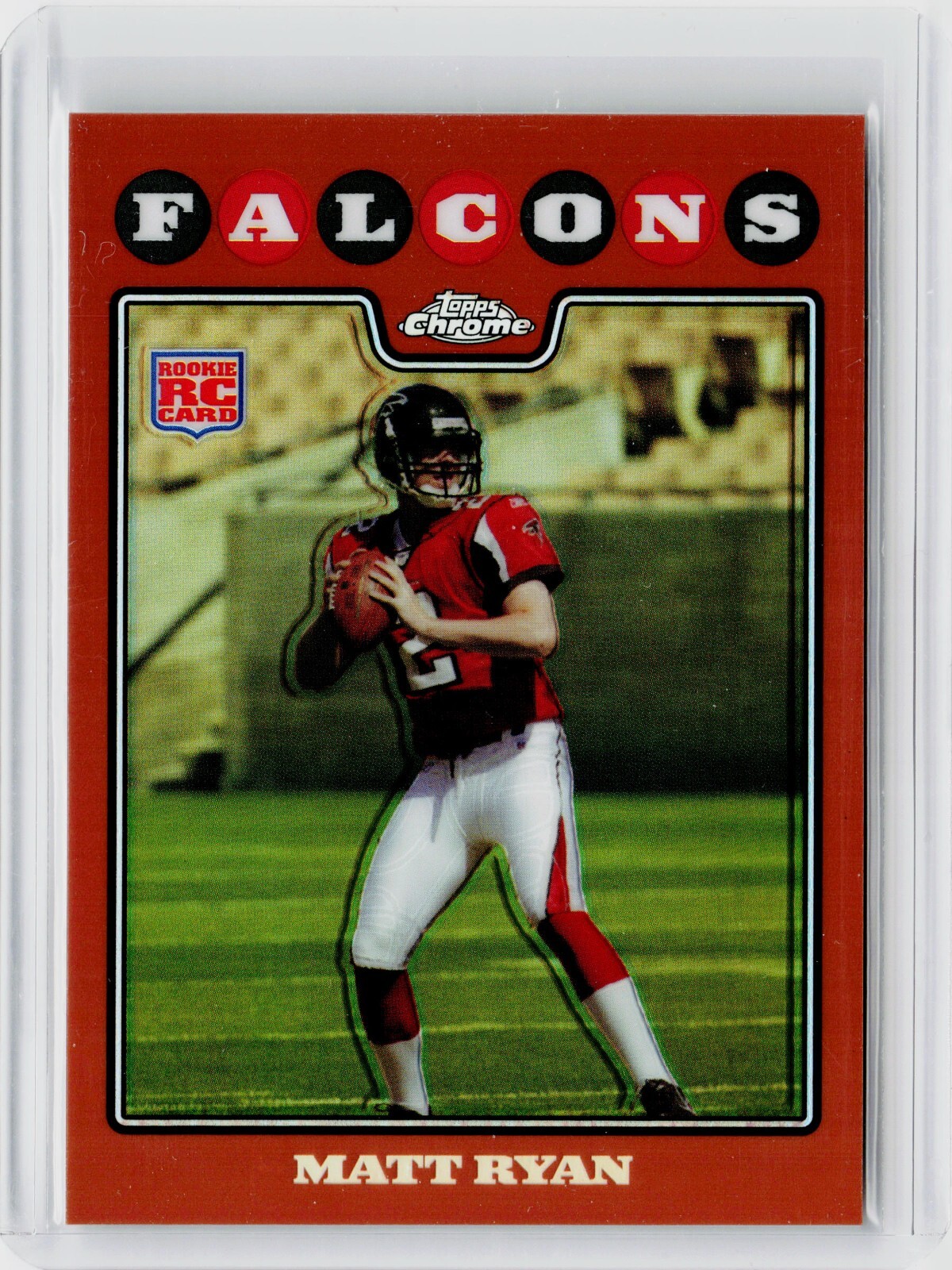 2008 TOPPS CHROME COPPER REFRACTOR #166 - MATT RYAN RC #ED 306/425