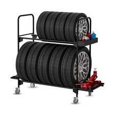 Tire Rack, Tire Rack for Garage, Tire Storage Rack, Heavy Duty Tire Rack, Rol...