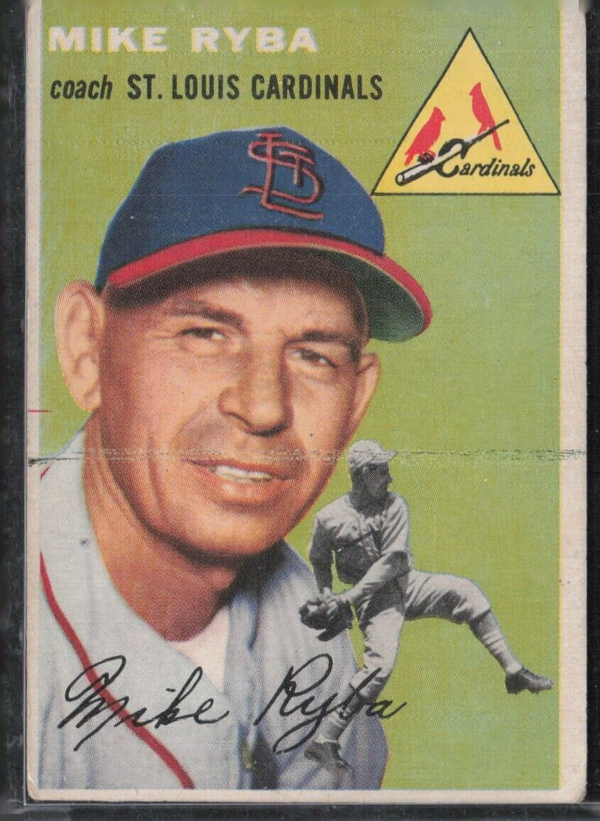 1954 Topps #237 Mike Ryba - St. Louis Cardinals