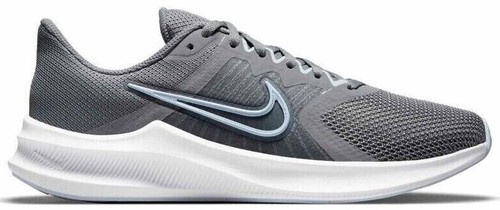 Nike Downshifter 12 Men Running Shoes Light Grey Red Sz 11  display picture 2