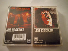 Joe Cocker 2 Cassette Lot: Greatest Hits and With a Little Help From My Friends