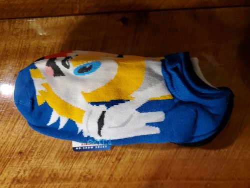 Sonic the Hedgehog Kids No Show Socks 6 Pair Large 3 - 9 New - Picture 4 of 4