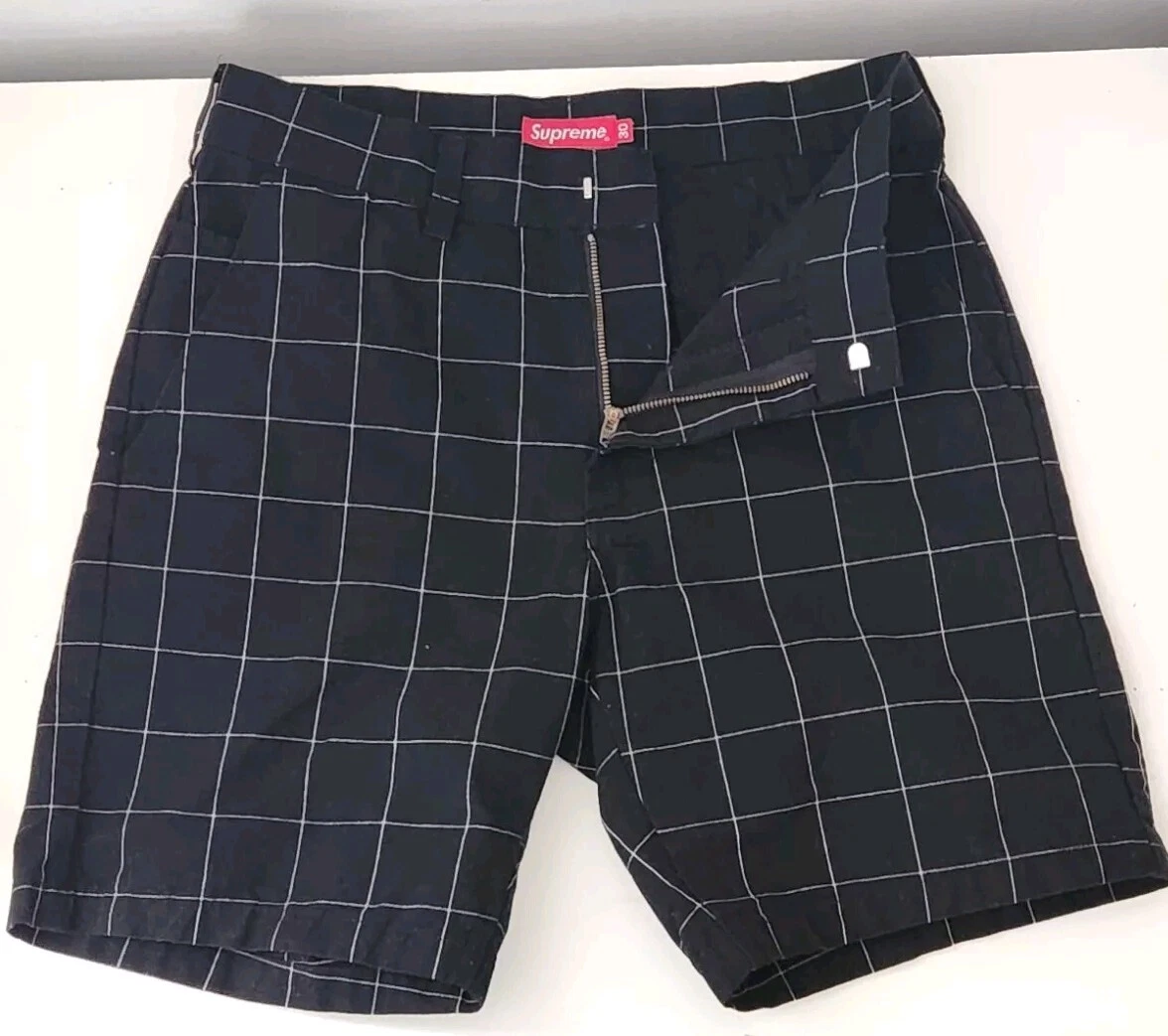 Short zippé SS14 Supreme Working 30 PETITE TAILLE S noir vintage 2014