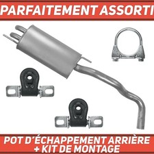 Pot déchappement arrière