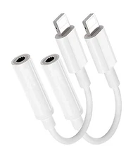 esbeecables 2 Pack for iPhone 3.5mm Headphones Adapter, Apple MFi Certified L...
