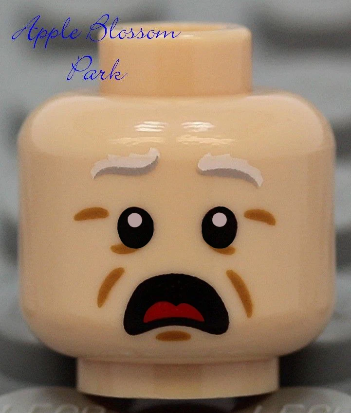 NEW Lego Back to The Future FLESH MINIFIG BOY HEAD Dr. Emmett ‘Doc’ Brown 21103 - Image 2 of 2