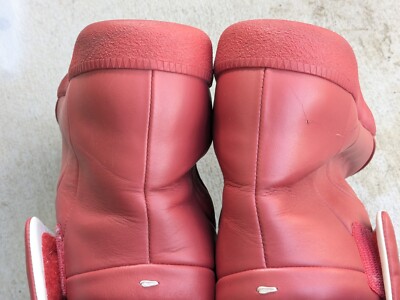 Maison Margiela / ボトム/46/レザー/RED Maison Margiela Future Red Men 13 46 Leather High Top Sneakers