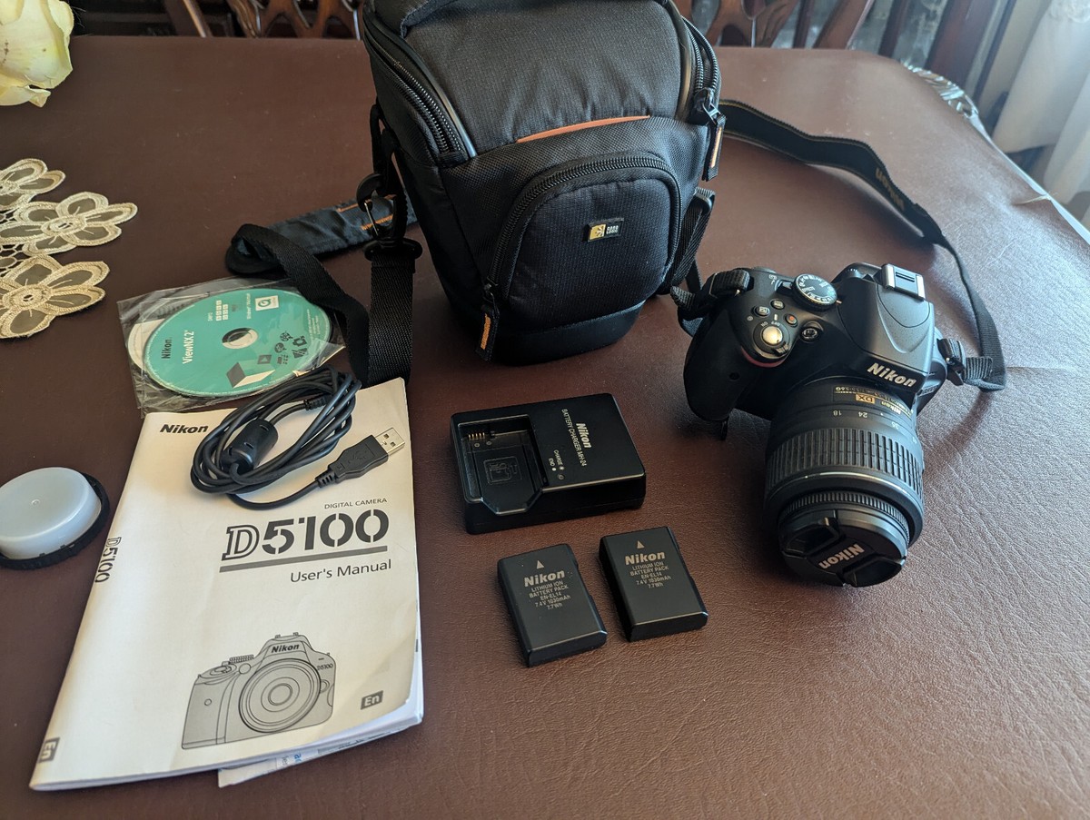 Nikon D5100 DSLR Camera with 18-55mm f/3.5-5.6 Auto Focus-S Nikkor