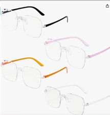  22 PIECES  Blue Light Glasses for Women Rimless Light Blue glasses Blue Light