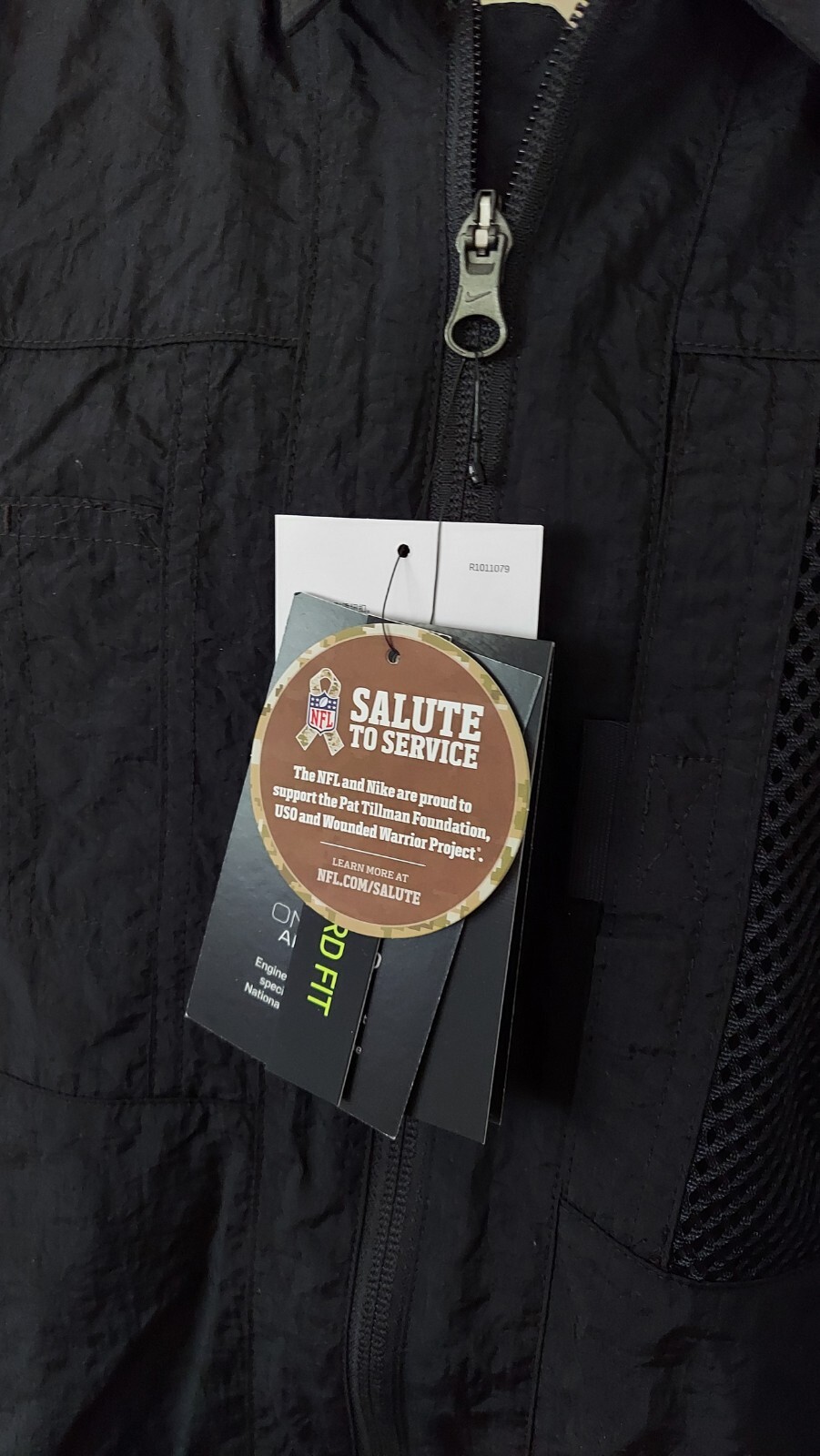 SACAI X NIKE Giacca a vento Indianapolis Colts Nike taglia media saluto al servizio zip