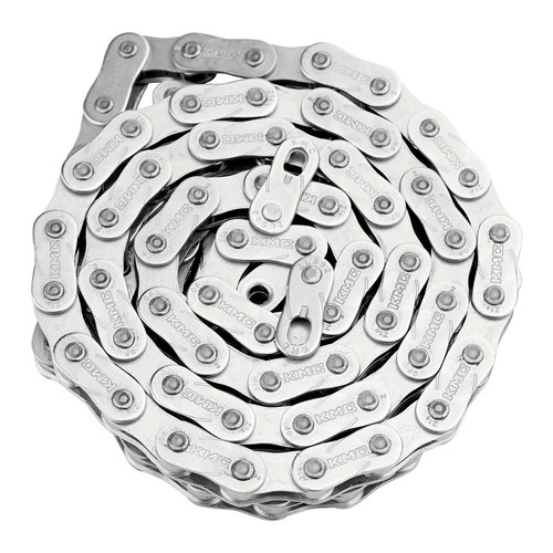KMC Z1EHX Narrow EPT Anti Rust E-Bike Chain Single Speed 112 Links Dark Silver - Picture 2 of 7