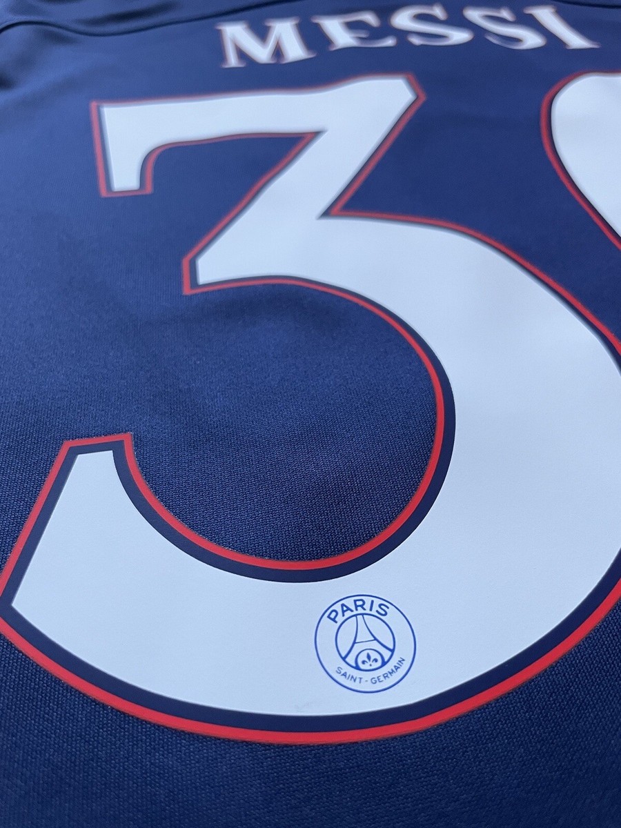 2022/23 PSG Home UCL Jersey #30 Messi XL Nike Paris Saint 2022/23 PSG Home UCL Jersey #30 Messi XL Nike Paris Saint