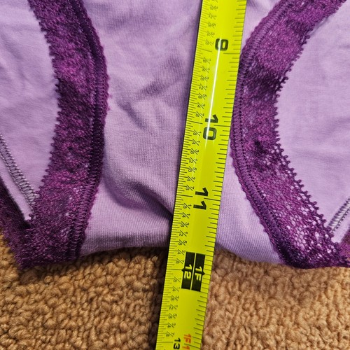 Adore Me Joanie Floral Flower Panties Bikini Panty Purple 3X Plus Panty NEW w1a - Picture 5 of 6