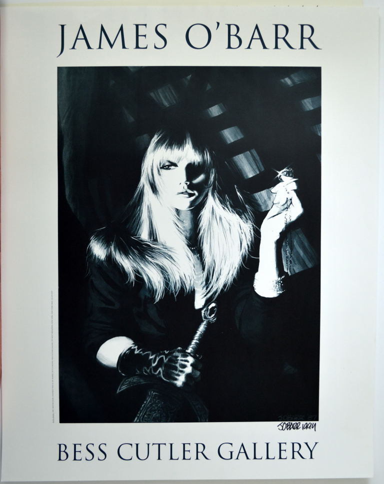 BLUE ANGEL Ltd Ed Print HAND SIGNED James O'Barr w COA Crow 1987