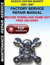 1996-2005 Suzuki GSF1200 Bandit Service Manual