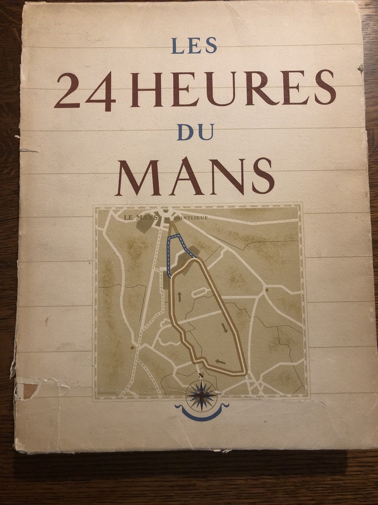 RARE!!!! Book the 24 hours of Le Mans Roger Labric, Geo Ham, autograph  book