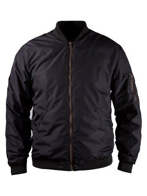 John Doe Flight Jacket Schwarz Gr. XL Motorradjacke Bomberjacke Motorrad mit XTM