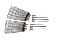8 off 10ml set Syringe & Blunt needle for Refilling Refill ink printer cartridge