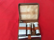 VINTAGE 7 Piece  GENTLEMAN'S CASED VALET/PERSONAL GROOMING SET . 1950’s