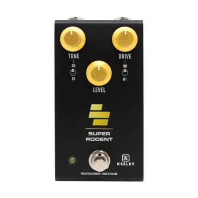 Keeley Super Rodent 4-in-1 Overdrive und Verzerrung Gitarreneffektpedal