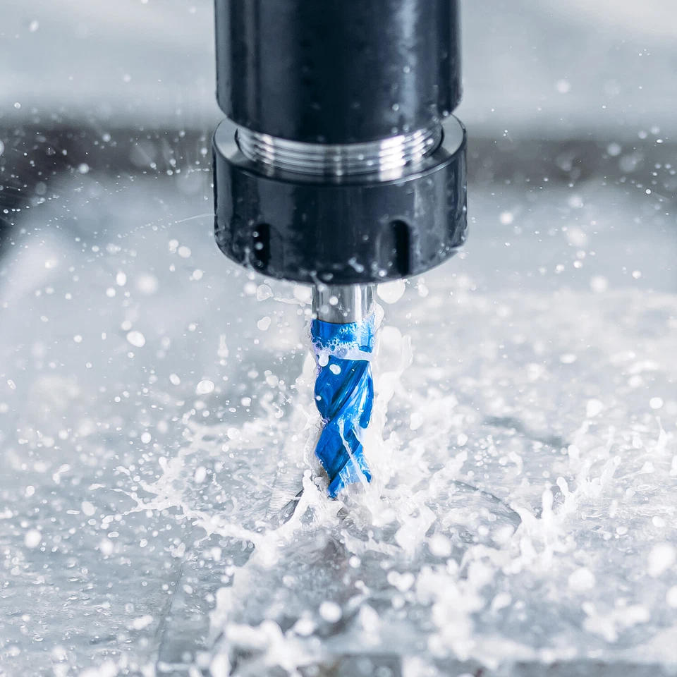 VHM Schaftfräser 8mm Hartmetall 4 Zähne CNC Fräser Metall Spiralnutfräser - Bild 4 von 4