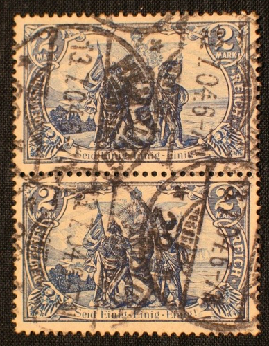 Deutsches Reich , Nr. 82 B gestempelt im PAAR in 1A