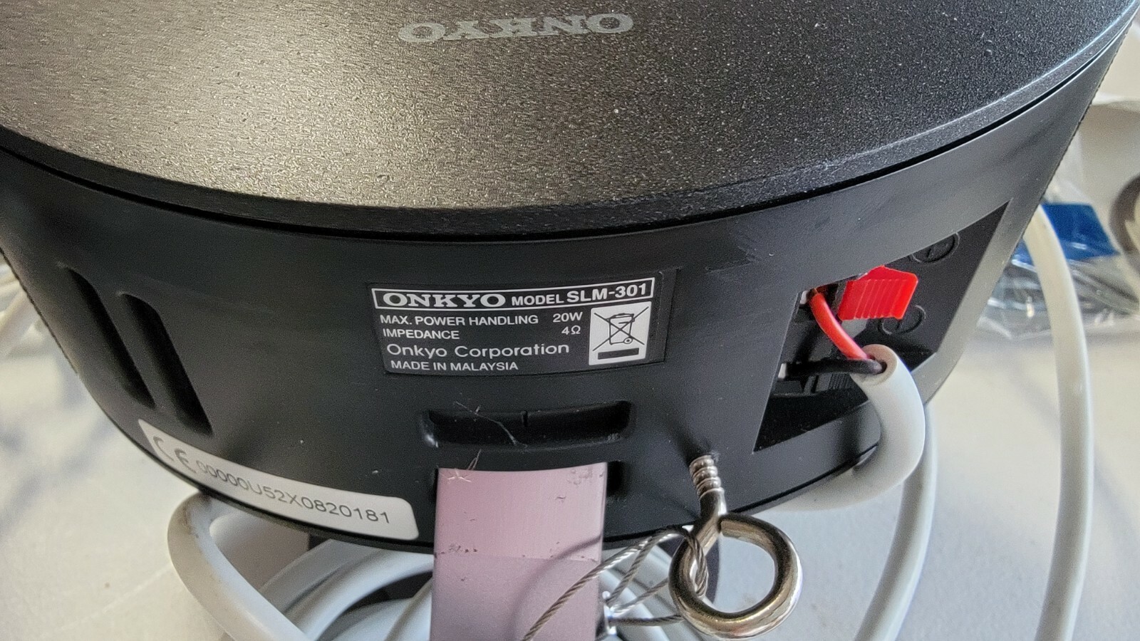 Onkyo SLM-301 Stereo Satellite Surround Sound Speakers 