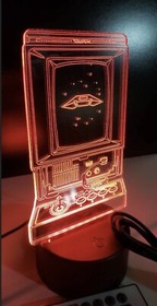 VECTREX 3D LED Acrylic Lighted Lamp 8 Colors+Remote (Show It Off)