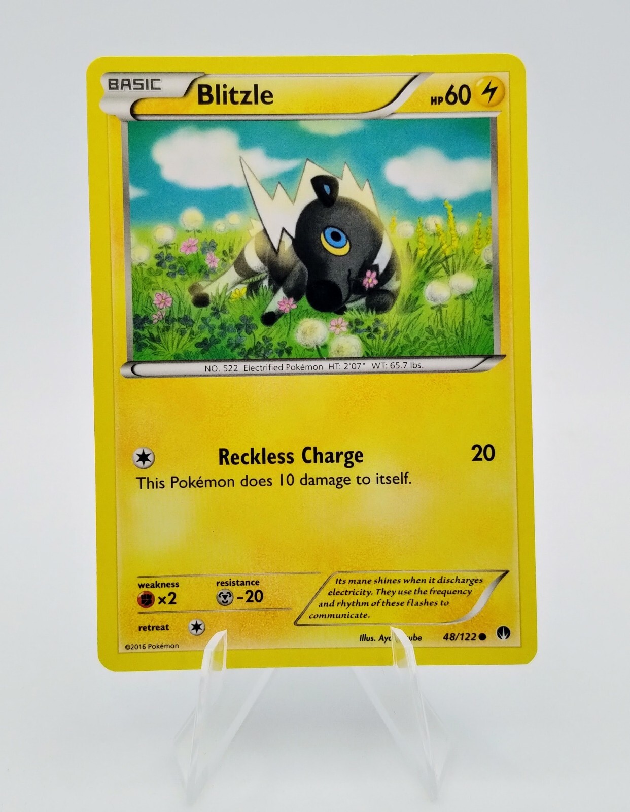 Blitzle 48/122 XY BREAKpoint 2016 Pokemon Card
