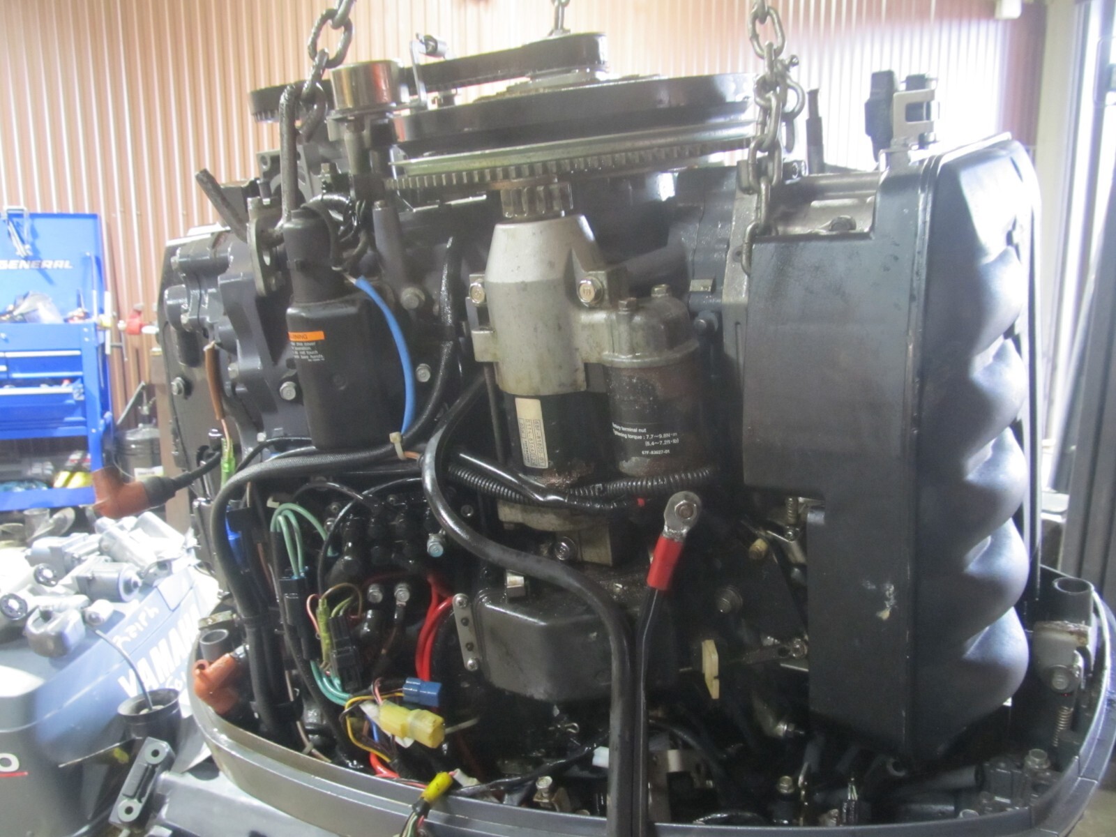 Powerhead Engine 2001 Yamaha 200HP Z200TXRZ HPDI 2 Stroke Outboard Motor Engine ...