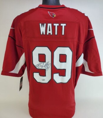 Watt Autographed Signed Arizona Cardinals Nike Game Jersey