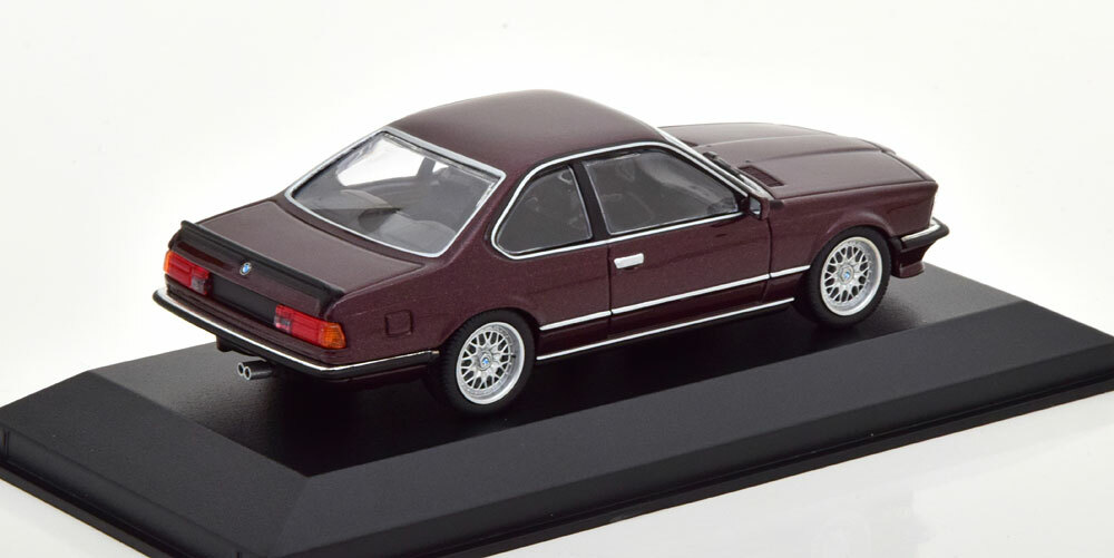 BMW M 635 CSi ミニカー 1/43 バーガンディ BMW 635 Csi 1982 E24 Burgundrot Metal MINICHAMPS 943025125 1/43