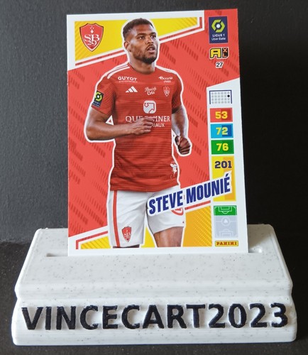 Steve Mounie #27 - Panini Adrenalyn XL Ligue 1 2023-2024 - Afbeelding 1 van 2