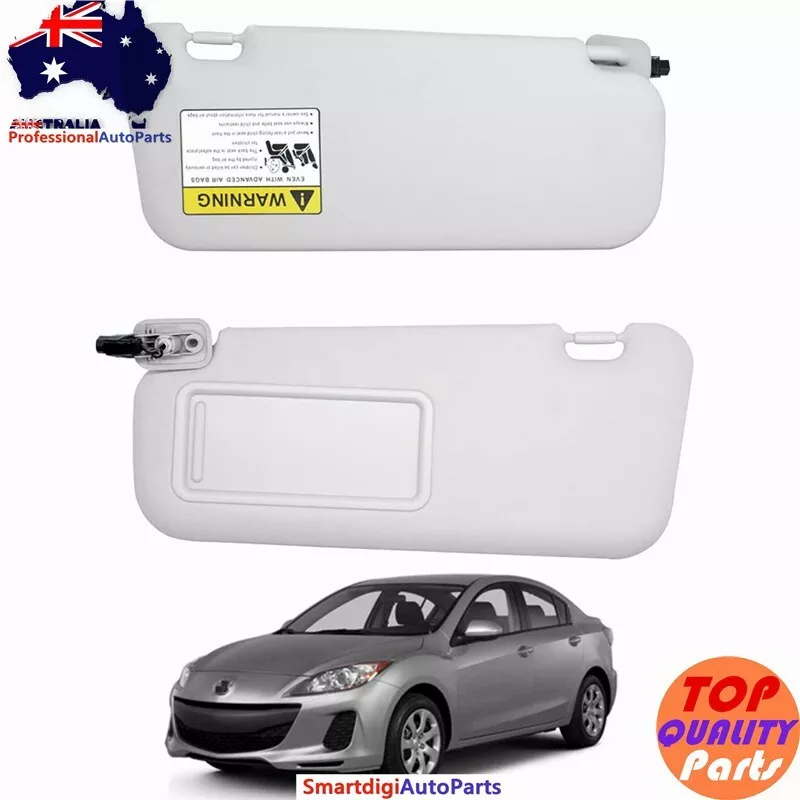 Left Passenger Side Sun Visor For 2010 13 Mazda 3 Hatchback For