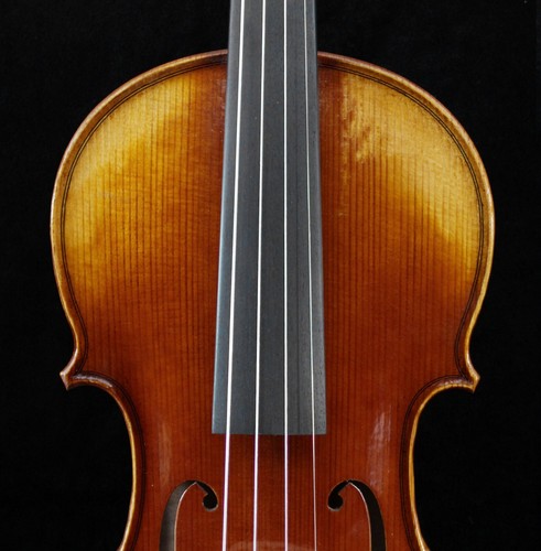 ¡Trabajo propio! Violín completo hecho a mano Master después de Stradivar 1715 violín 4/4 1 pieza trasero - Imagen 7 de 18