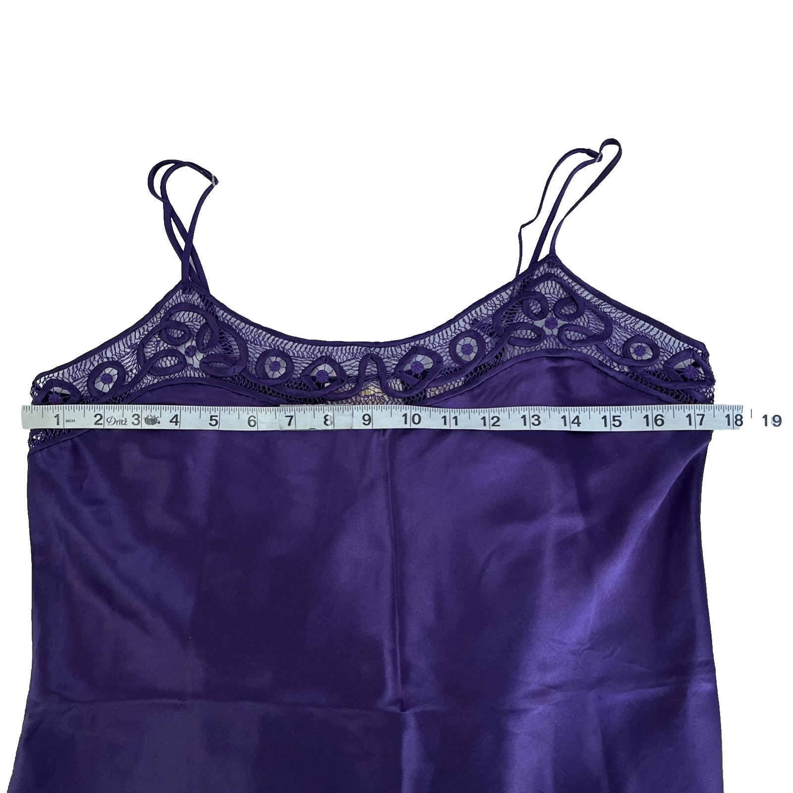 UNDERCOVER Abito Slip Vintage Victoria’s Secret Seta Tg M Viola Lingerie Camicia Sonno