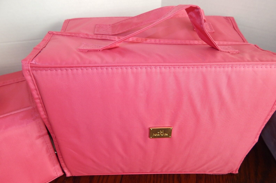 Joy Mangano JM New York Better Beauty Roll Up Cosmetic Case Travel Case