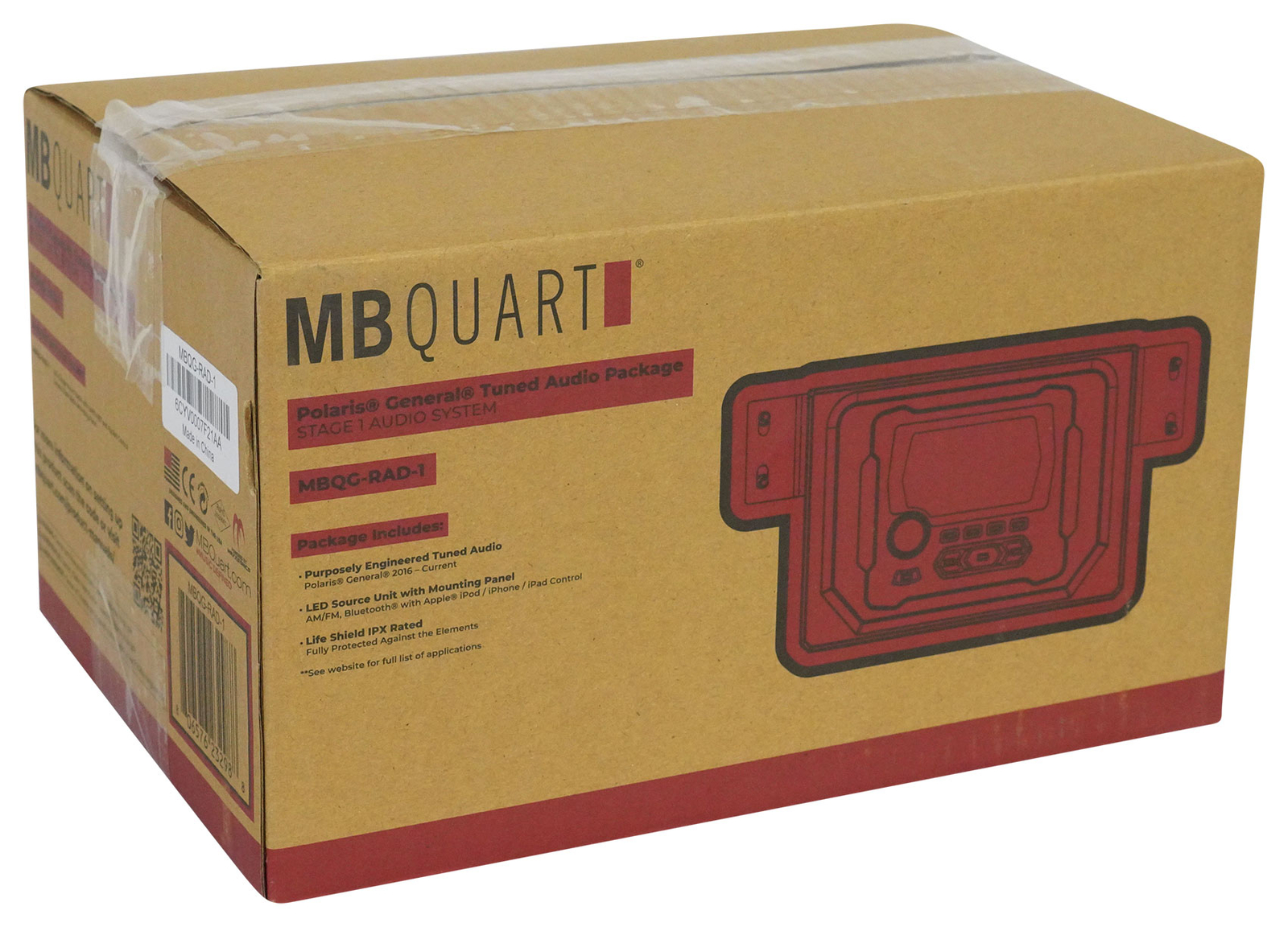 MB Quart MBQG-RAD-1 Polaris General 2016 ресивер up Plug n Play Монтажный комплект