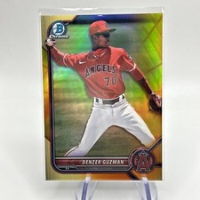 2022 Bowman Chrome Prospects  BCP-138 Denzer Guzman True Yellow Refractor 38/75