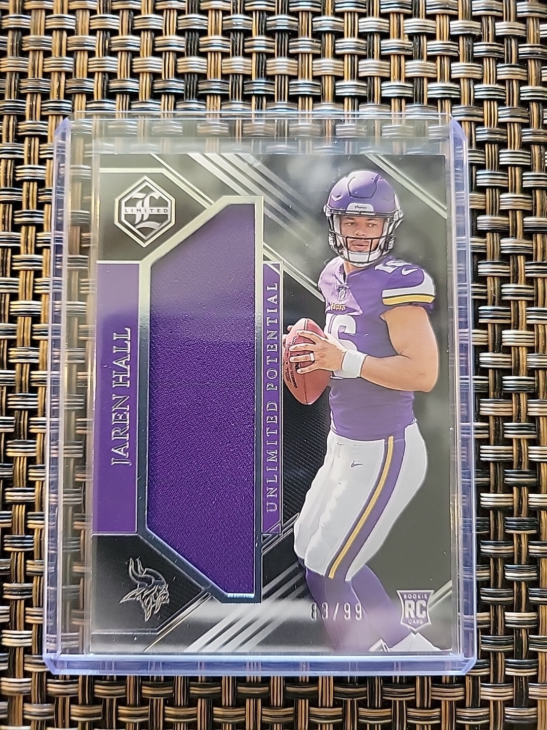 Jaren Hall Panini Limited Unlimited Potential Relics #LPJHA Base