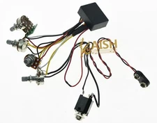 Prewired 2 Band Active & Passive EQ Equalizer Bass Preamp for Electric Bass