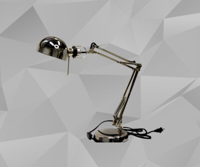 Metal Desk Lamp Adjustable Swing Arm with Interchangeable Base and Lamp
